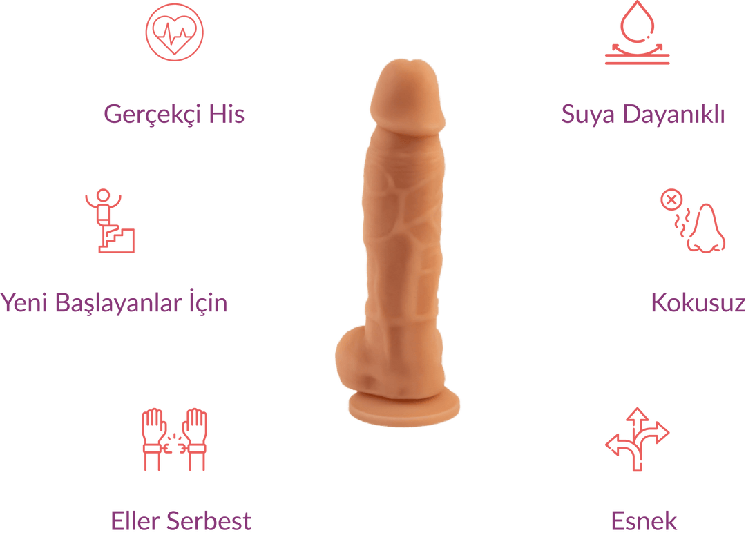 Otis 18 CM Dildo - GizliSekme